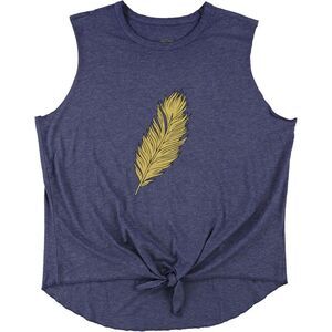 Warrior Womens Tie Front Tank Top, NWT